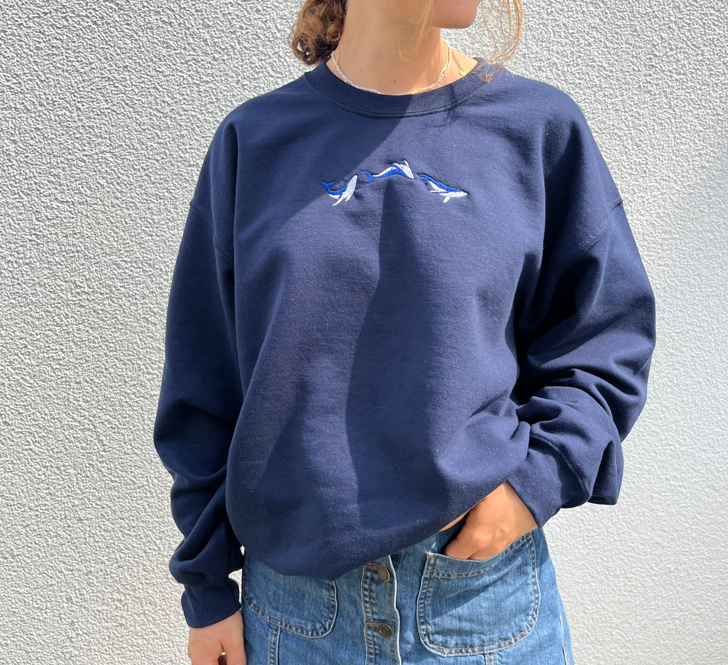 Navy Sweatshirt – Wal-Motiv