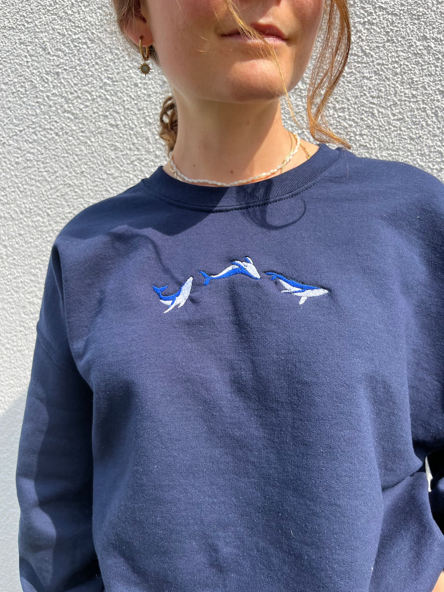 Navy Sweatshirt – Wal-Motiv